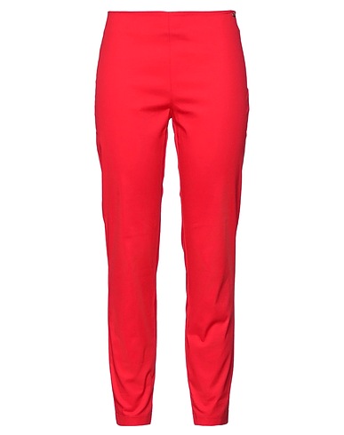 CRISTINAEFFE Casual trouser Red 97% Cotton, 3% Elastane