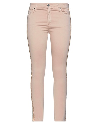 CRISTINAEFFE Casual trouser Beige 98% Cotton, 2% Elastane