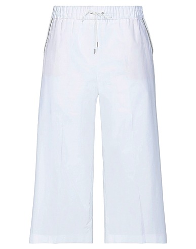 FABIANA FILIPPI Casual trouser Ivory 100% Cotton, Viscose, Polyester