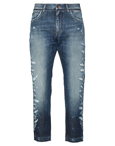 DOLCE&GABBANA Denim pants Blue 100% Cotton