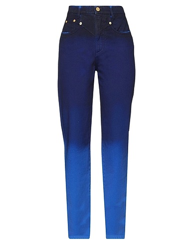 ALBERTA FERRETTI Casual trouser Midnight blue 100% Cotton