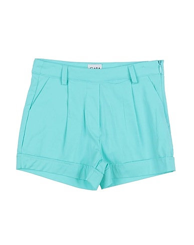 GAIALUNA Shorts & Bermuda Turquoise 97% Cotton, 3% Elastane