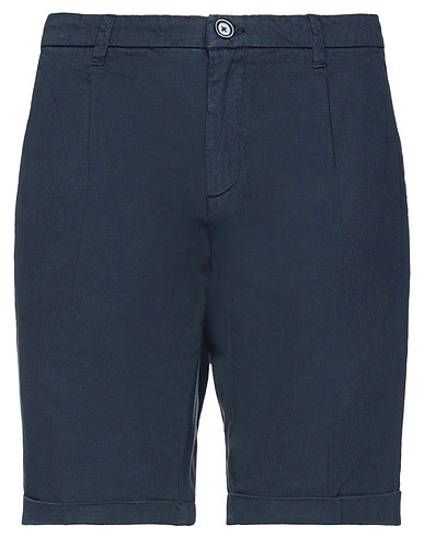 YES ZEE by ESSENZA Shorts & Bermuda Midnight blue 90% Cotton, 10% Linen