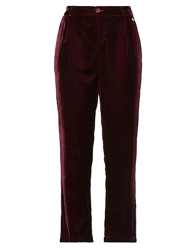 REBEL QUEEN by LIU •JO Casual trouser Burgundy 72% Viscose, 28% Polyamide