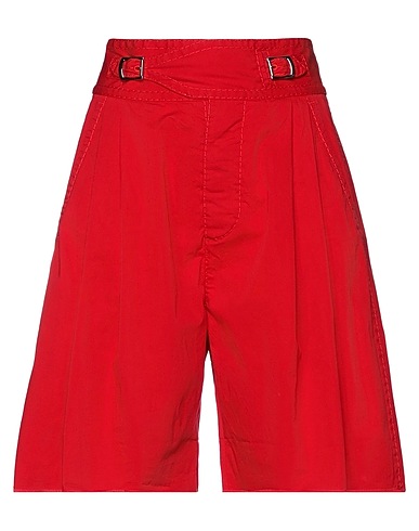 DSQUARED2 Shorts & Bermuda Red 97% Cotton, 3% Elastane