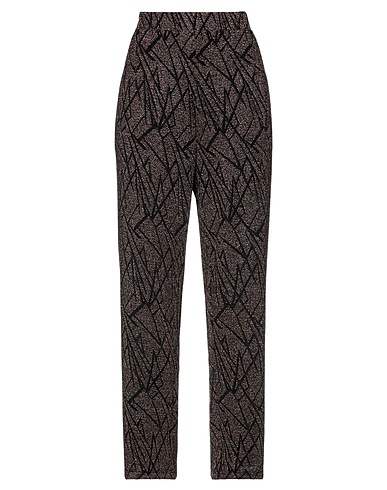 ANONYME DESIGNERS Casual trouser Black 60% Polyamide, 30% Lurex®, 10% Elastane