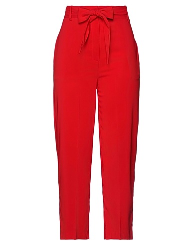 JUCCA Casual trouser Red 95% Viscose, 5% Elastane