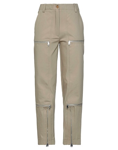 LES COYOTES DE PARIS Casual trouser Military green 100% Cotton