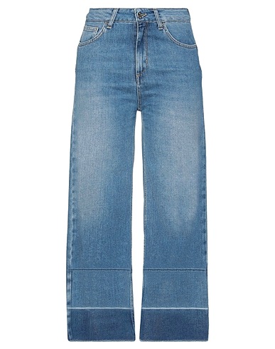 LIU •JO Denim trousers Blue 92% Cotton, 8% Elastomultiester