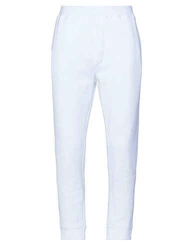 DSQUARED2 Pantalone Bianco 100% Cotone, Elastan