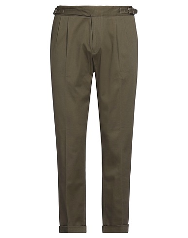 LIBERTY ROSE Casual trouser Military green 96% Cotton, 4% Elastane