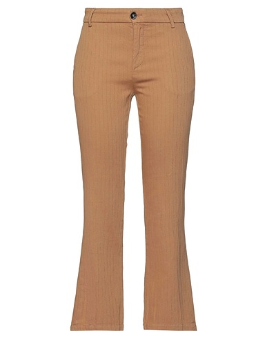 TRUE NYC® Pantalone Cammello 74% Cotone, 24% Lino, 2% Elastan