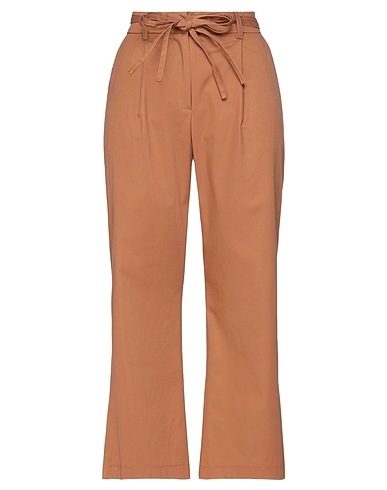 EMMA & GAIA Casual trouser Camel 98% Cotton, 2% Elastane