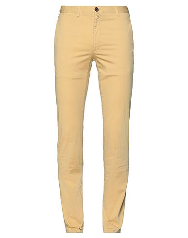 BARBOUR Casual trouser Mustard 98% Cotton, 2% Elastane