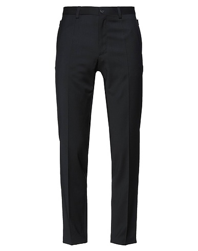 DOLCE&GABBANA Casual trouser Black 98% Virgin Wool, 2% Elastane