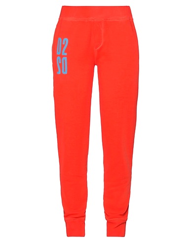 DSQUARED2 Casual pants Red 100% Cotton, Elastane