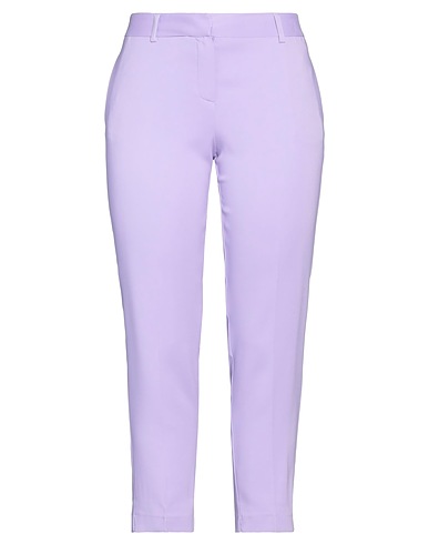 SIMONA CORSELLINI Casual trouser Lilac 96% Viscose, 4% Elastane