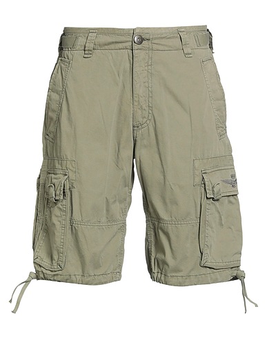AERONAUTICA MILITARE Shorts & Bermuda Khaki 100% Cotton