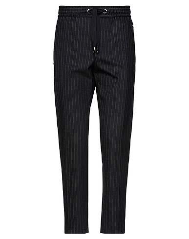 DOLCE&GABBANA Casual trouser Black 81% Virgin Wool, 16% Cotton, 2% Elastane, 1% Polyamide
