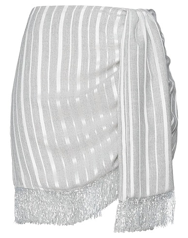 MARC ELLIS Mini skirt Grey 60% Polyester, 40% Rayon