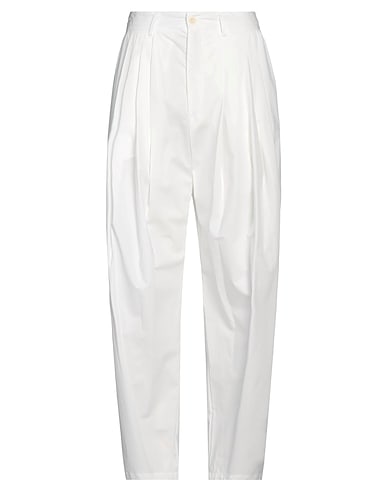 SOLOTRE Pantalone Bianco 100% Cotone