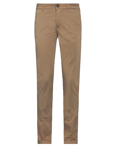 CAMOUFLAGE AR AND J. Casual pants Brown 97% Cotton, 3% Lycra®