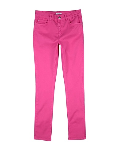 LIU •JO Casual trouser Fuchsia 97% Cotton, 3% Elastane