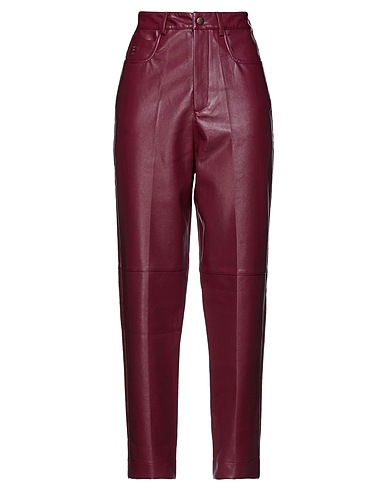 PHILOSOPHY di LORENZO SERAFINI Casual pants Burgundy 55% Polyurethane, 45% Viscose