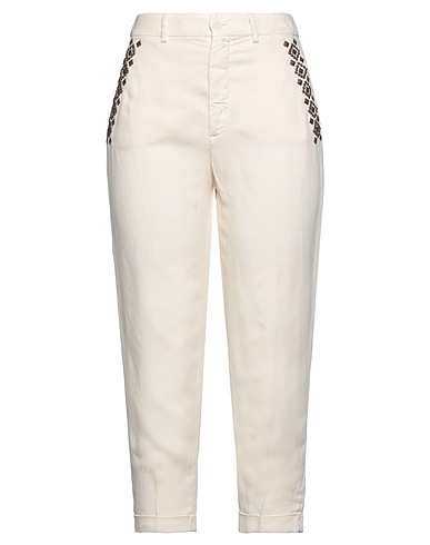MASON'S Pantalone Beige 53% Lyocell, 24% Viscosa, 23% Lino