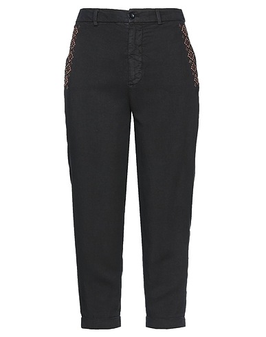 MASON'S Casual pants Black 53% Lyocell, 24% Viscose, 23% Linen