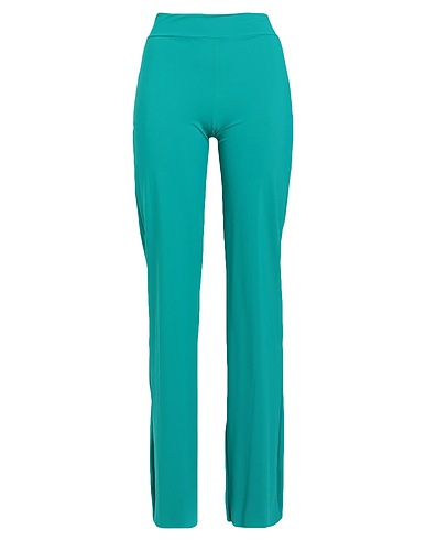 CHIARA BONI LA PETITE ROBE Casual pants Emerald green 72% Polyamide, 28% Elastane