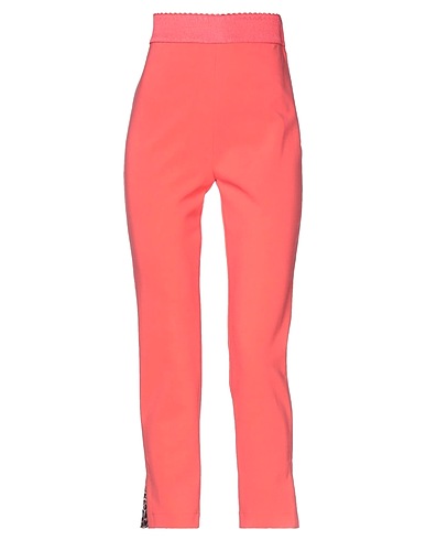 ELISABETTA FRANCHI Casual trouser Coral 47% Viscose, 22% Cotton, 21% Polyamide, 10% Elastane