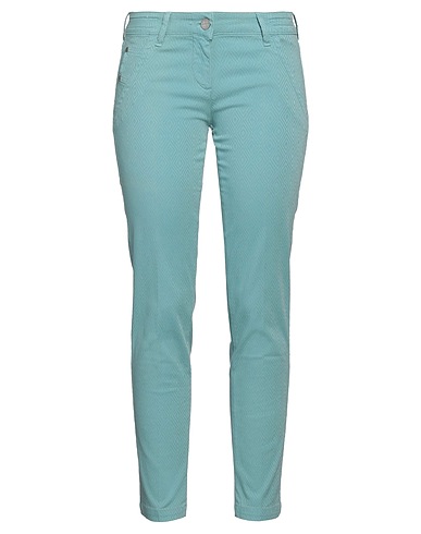 JACOB COHЁN Casual pants Turquoise 97% Cotton, 3% Elastane