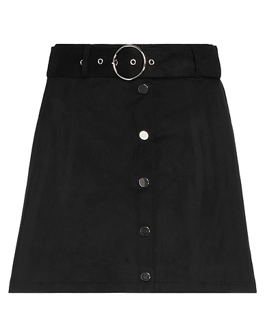 LIU •JO Mini skirt Black 90% Polyester, 10% Elastane