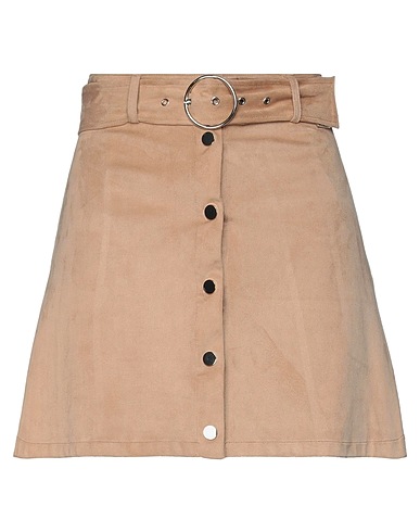LIU •JO Minigonna Cammello 90% Poliestere, 10% Elastan