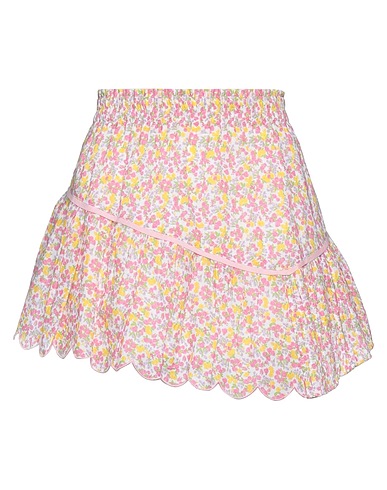 LOVESHACKFANCY Mini skirt Light pink 100% Cotton