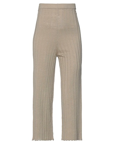 ALPHA STUDIO Casual trouser Khaki 65% Linen, 35% Cotton