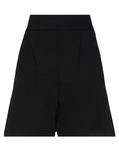 MAISON LAPONTE Denim shorts Black 100% Cotton