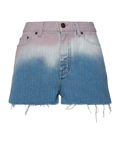 SAINT LAURENT Denim shorts Blue 100% Cotton