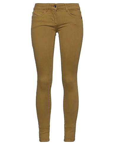 PATRIZIA PEPE Pantaloni jeans Verde militare 92% Cotone, 6% Poliestere, 2% Elastan