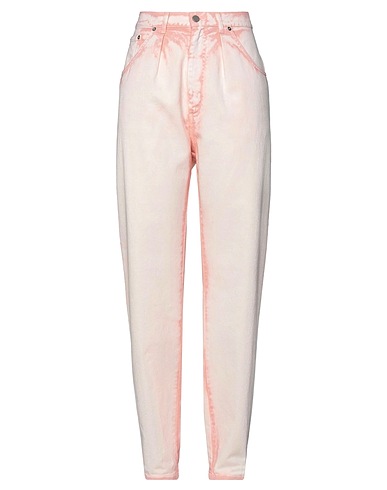 ALBERTA FERRETTI Denim trousers Light pink 100% Cotton