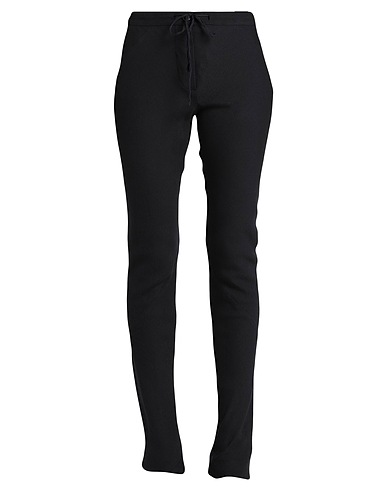 ANN DEMEULEMEESTER Casual pants Black 51% Cotton, 49% Rayon