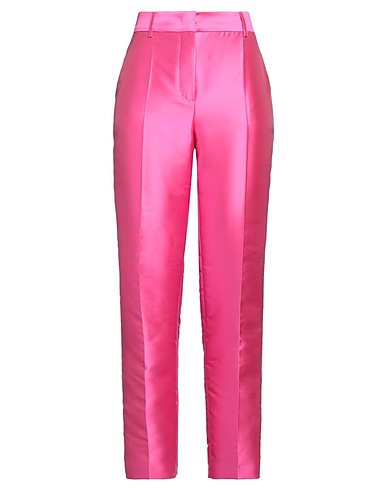 ALBERTA FERRETTI Casual trouser Fuchsia 85% Polyester, 15% Silk