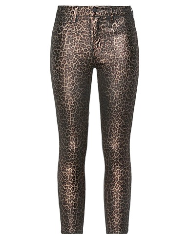 L'AGENCE Pantaloni jeans Marrone 94% Cotone, 4% Poliestere, 2% Elastan