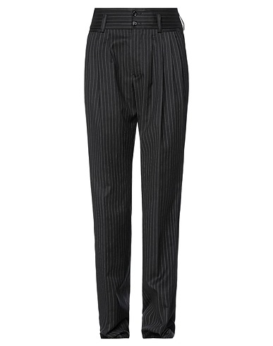 DOLCE&GABBANA Casual trouser Black 92% Cotton, 8% Polyester