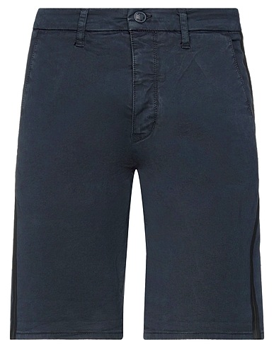 TIGER JAY Shorts & Bermuda Midnight blue 98% Cotton, 2% Elastane