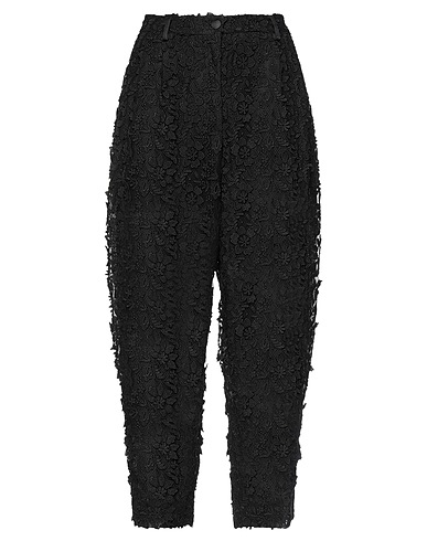 DOLCE&GABBANA Casual pants Black 72% Viscose, 18% Polyamide, 8% Silk, 2% Polyester