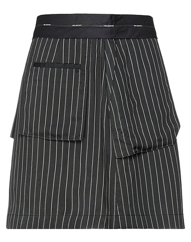 NEIL BARRETT Mini skirt Black 57% Viscose, 43% Cupro