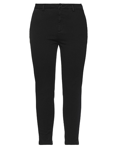 DEPARTMENT 5 Casual trouser Black 98% Cotton, 2% Elastane