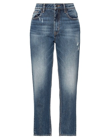 MET JEANS Pantaloni jeans Blu 100% Cotone
